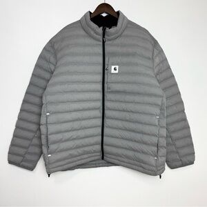 Carhartt LWD Relaxed Fit Puffer Jacket in Asphalt Grey 2XL XXL